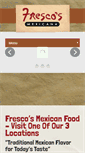 Mobile Screenshot of frescosmexicanfood.com